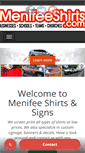 Mobile Screenshot of menifeeshirts.com